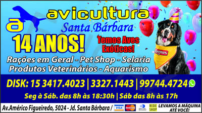 Avicultura Santa Bárbara Sorocaba SP