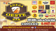Adega Oeste Bar Sorocaba SP