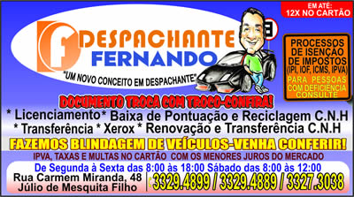Despachante Fernando  Sorocaba SP